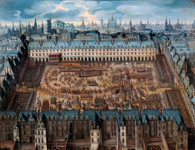 Le roman des chevaliers de gloire ou Grand carrousel sur la place royale en avril 1612 à l