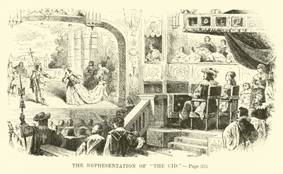 La représentation du Cid - French School
