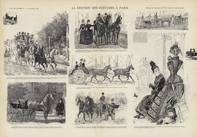 Le retour des carrosses à Paris - French School