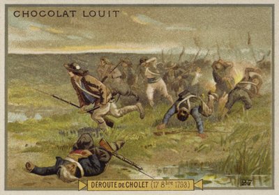 La déroute de Cholet, Guerre de Vendée, Révolution française, 17 octobre 1793 - French School