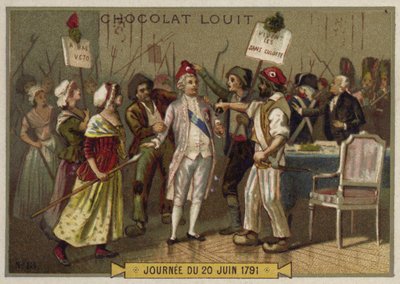 Les sans-culottes envahissent le Palais des Tuileries, Révolution française, 20 juin 1792 - French School