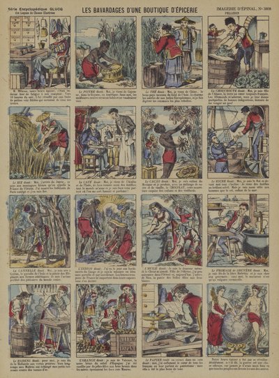 Les contes des produits dans une épicerie - French School