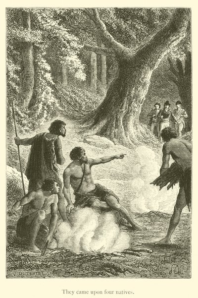 Ils sont tombés sur quatre indigènes - French School