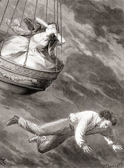 Thomas Harris, scientifique londonien inventif et lieutenant et pionnier anglais de la montgolfière qui est tombé à sa mort d