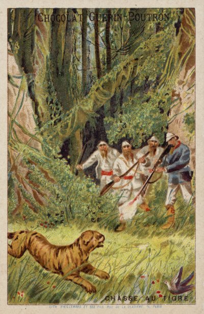 Chasse au tigre - French School