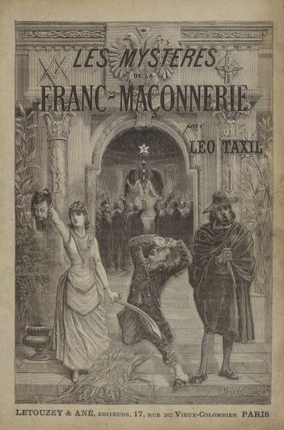Page de titre pour Les Mystères de la Franc-Maçonnerie Dévoilés - French School