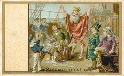 Carte commerciale intitulée Traversée de la ligne - French School
