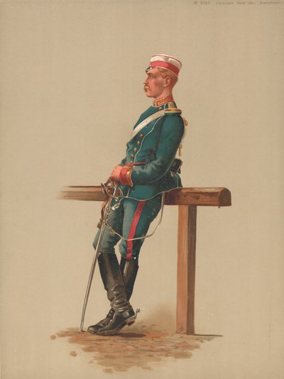 Uhlan, Garde-Uhlan Saxon, Sous-officier - French School