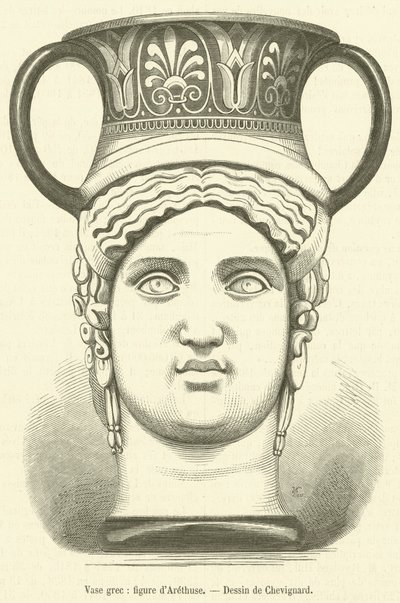 Vase grec, figure d
