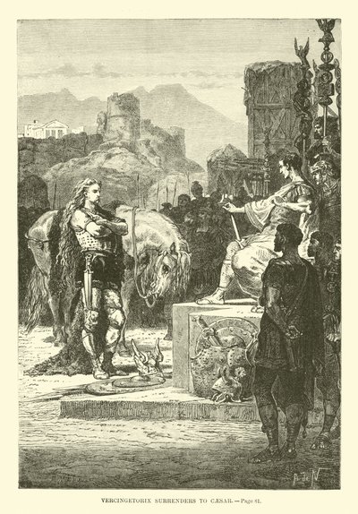 Vercingétorix se rend à César - French School