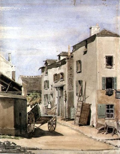 Vue de la ville de Clamart, France - French School