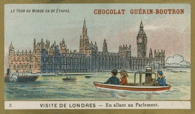 Visite à Londres - en route vers les Chambres du Parlement - French School