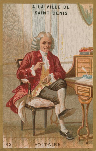 Voltaire, écrivain et philosophe des Lumières françaises - French School