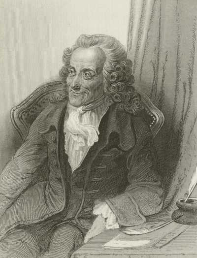 Voltaire, écrivain français - French School