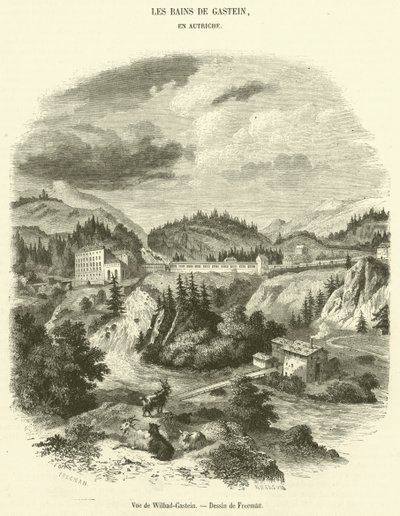 Vue de Wilbad-Gastein - French School