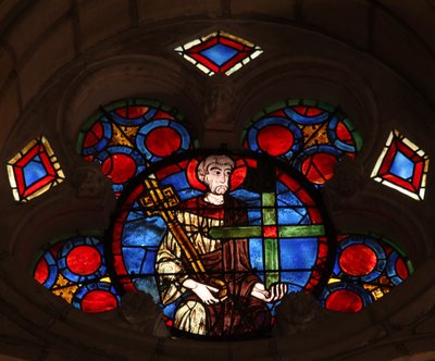 Fenêtre w103a représentant Saint Pierre - French School