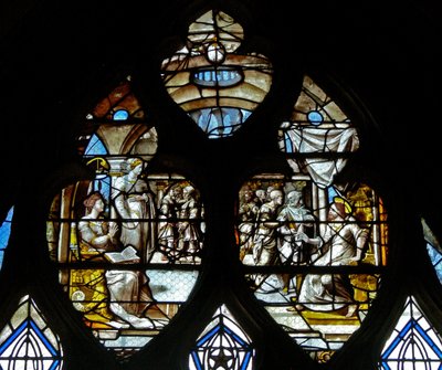 Jésus avec Marthe et Marie - French School