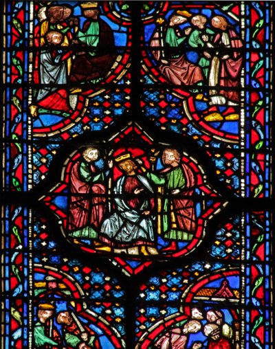 Couronnement de David à Hébron II Sam V 1-3 - French School