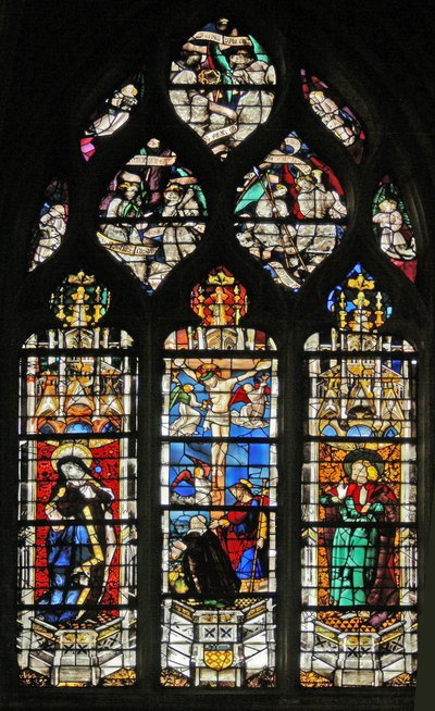 La Crucifixion avec la Vierge Marie et Saint Jean - French School