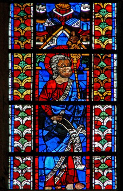 Fenêtre w211 représentant Saint Jude - French School