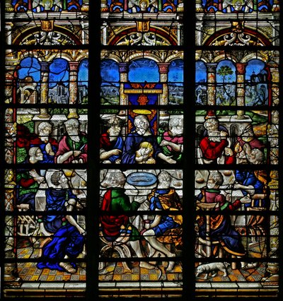 Fenêtre w22 - La Cène - French School