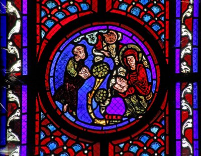 Scène de la vie de Sainte Marie-Madeleine - la sainte en Provence - French School
