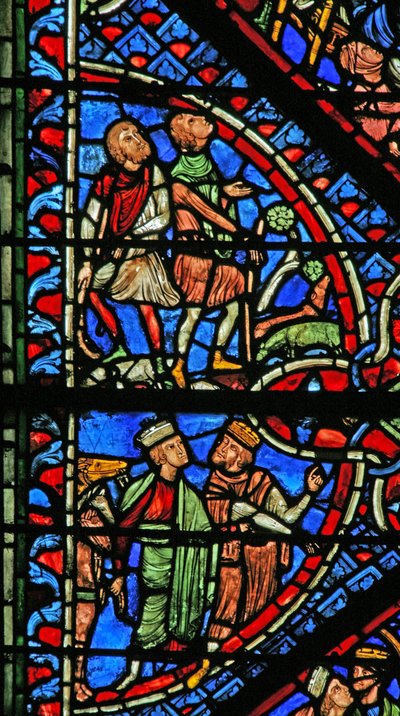 Les Mages avec Hérode; Annonciation aux bergers - French School