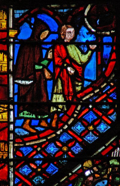 Les Israélites partent (guidés par une colonne de feu - non montrée ici) Ex XIII 21-22 - French School