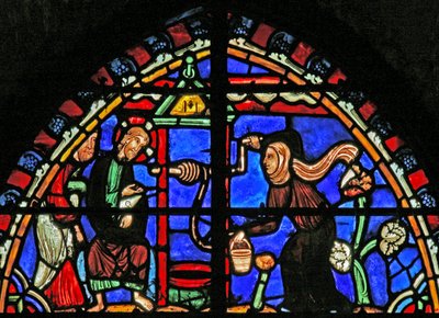 Christ et la Samaritaine - French School