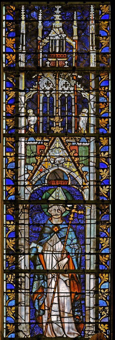 Fenêtre w7 représentant Saint Maurice - French School