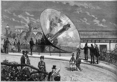 Exposition universelle de 1878 à Paris : four solaire inventé par Augustin Mouchot (1823-1912) - French School