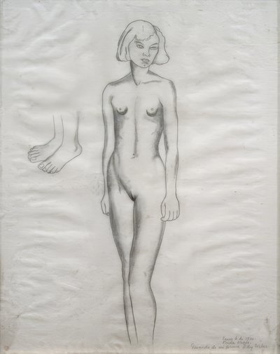 Représentation nue de ma cousine Ady Weber - Frida Kahlo