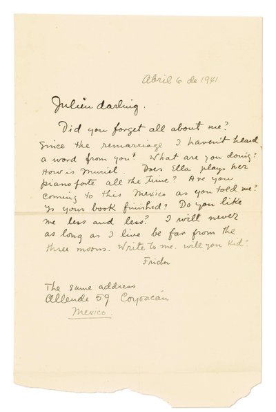 Lettre autographe signée (
