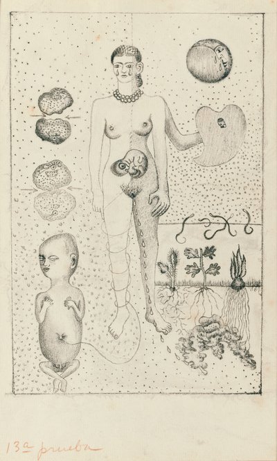 Frida et la fausse couche - Frida Kahlo