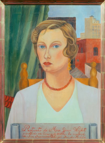 Portrait de Mme Jean Wight - Frida Kahlo