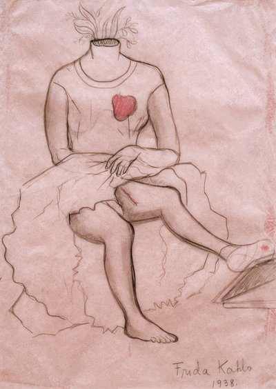 Autoportrait montrant la cicatrice - Frida Kahlo