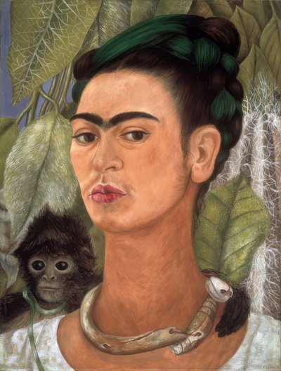 Autoportrait avec un singe - Frida Kahlo