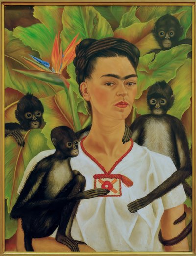 Autoportrait avec des singes - Frida Kahlo