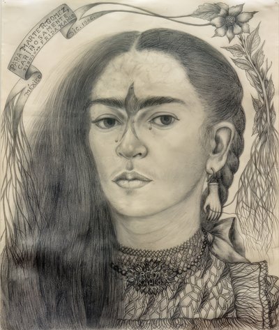 Autoportrait dédié à Marte R. Gómez - Frida Kahlo