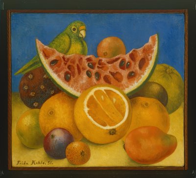 Nature morte au perroquet - Frida Kahlo