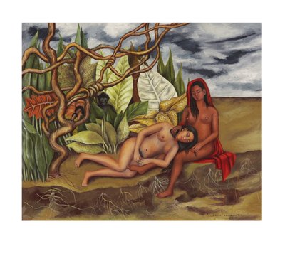 La terre elle-même ou Deux nus dans la jungle - Frida Kahlo