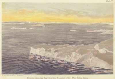 Soirée parmi les glaces dérivantes, 22 septembre 1893 - Fridtjof Nansen