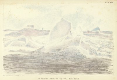 Glace près du 