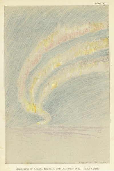 Aurores boréales, 28 novembre 1893 - Fridtjof Nansen