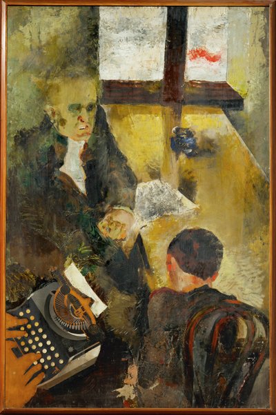 Interrogation (huile sur toile) - Friedl Dicker-Brandeis