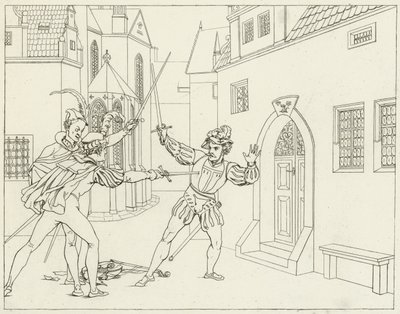 Illustration pour le Faust de Goethe - Friedrich August Moritz Retzsch