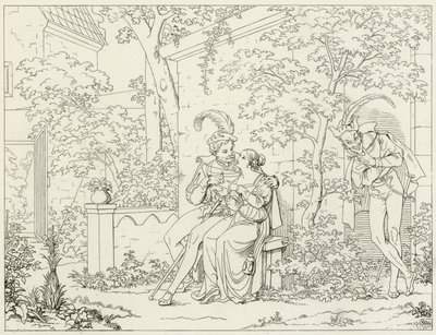 Illustration pour le Faust de Goethe - Friedrich August Moritz Retzsch