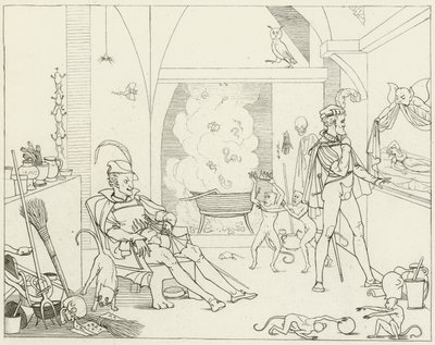 Illustration pour le Faust de Goethe - Friedrich August Moritz Retzsch