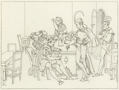 Illustration pour le Faust de Goethe - Friedrich August Moritz Retzsch