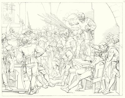 Illustration pour Lied von der Glocke de Schiller - Friedrich August Moritz Retzsch